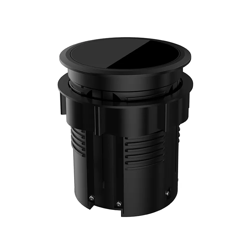 3 コンセント USB プラスチックデスクインレット