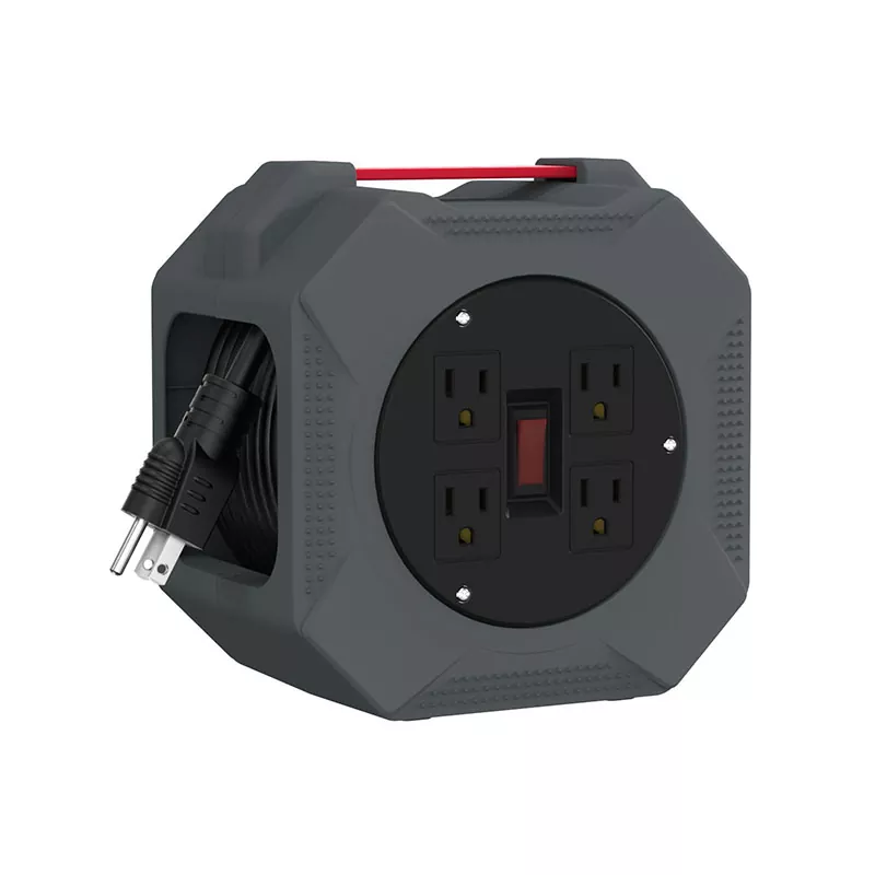 4 アウトレット プラスチック コード リール 30 フィート 4 アウトレット プラスチック コード リール 30 フィート